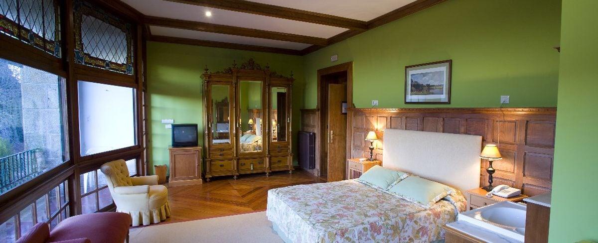 Termas De Cuntis - Hotel Castro Do Balneario ภายนอก รูปภาพ