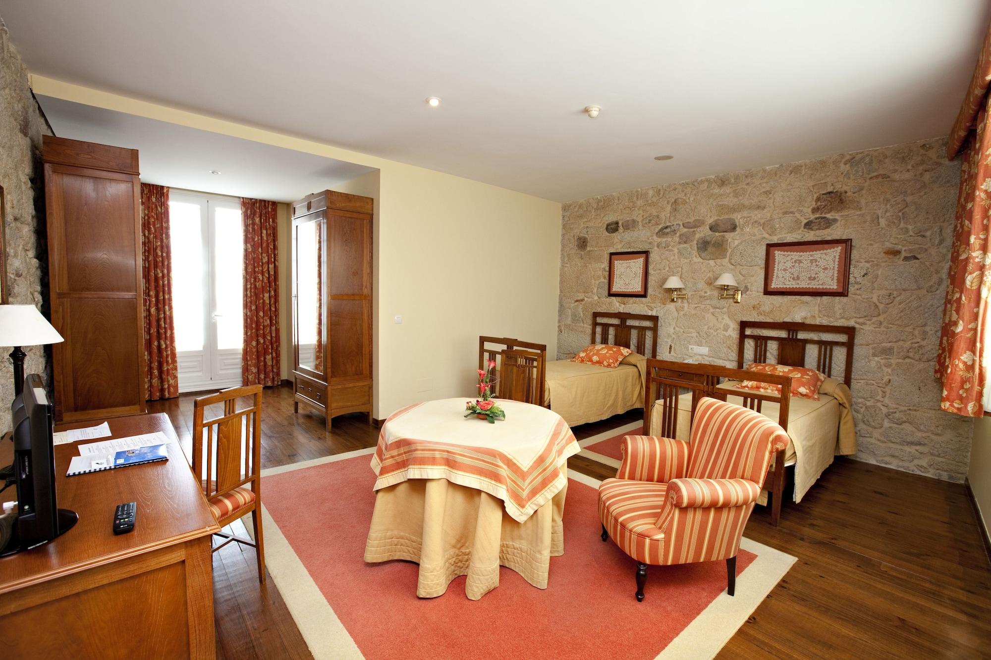 Termas De Cuntis - Hotel Castro Do Balneario ภายนอก รูปภาพ