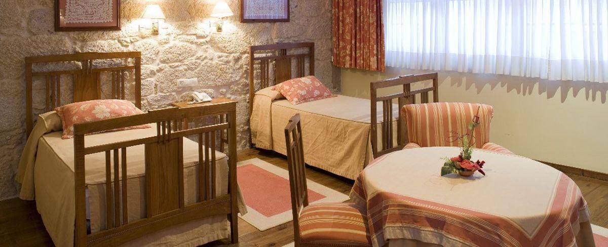 Termas De Cuntis - Hotel Castro Do Balneario ภายนอก รูปภาพ